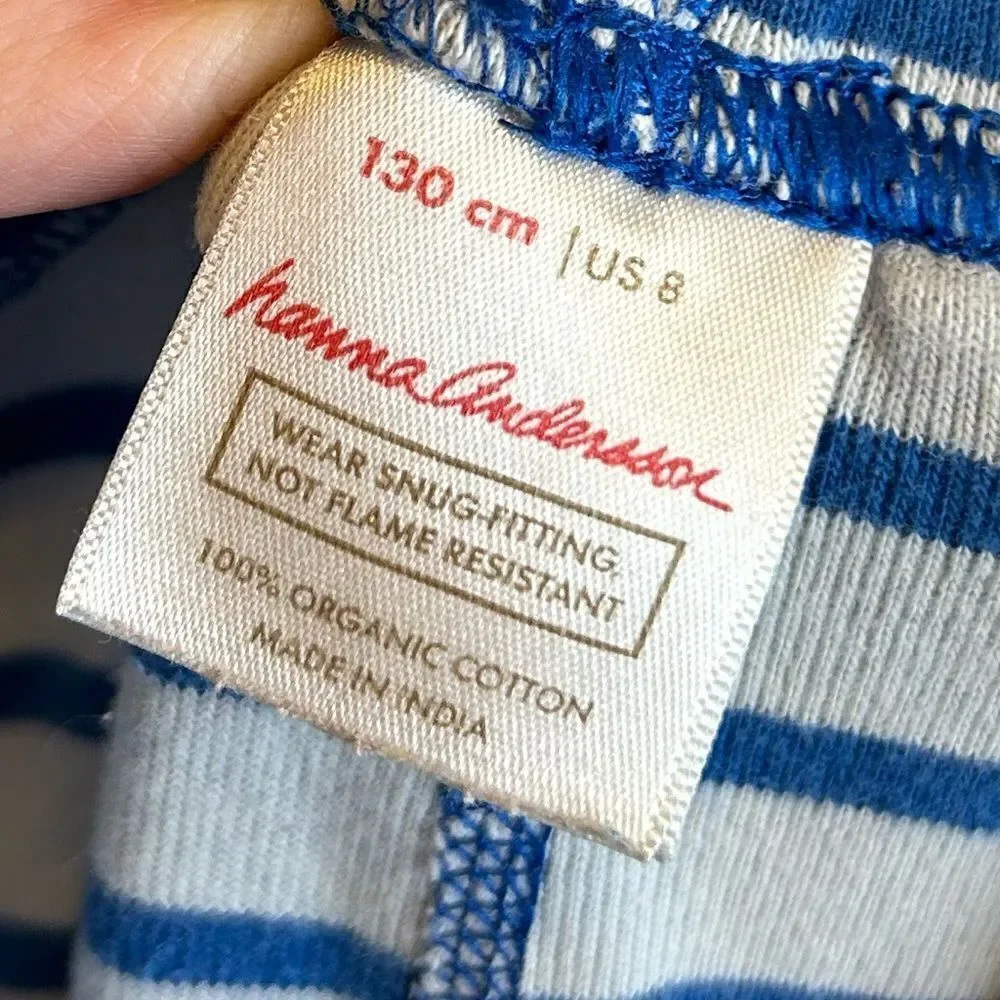 5 for $25🔥Boys‎ Size 8 Hanna Andersson Striped Pajama Pants